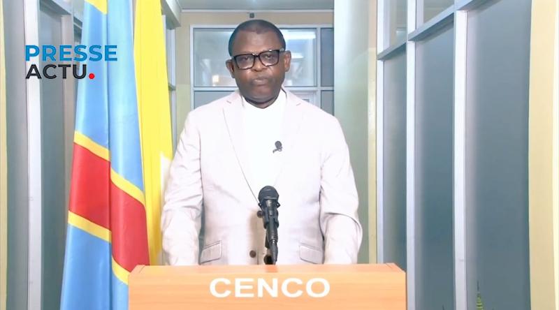 Le secrétaire général de la CENCO, Abbé Donatien Nshole. 