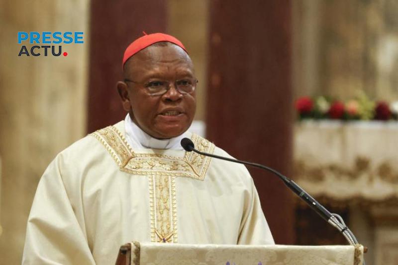 Cardinal Fridolin Ambongo, archevêque de Kinshasa. Photo d'illustration.