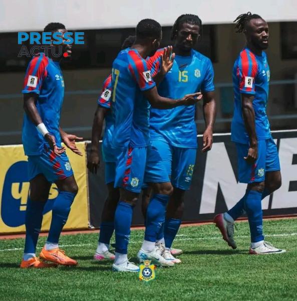 Les Léopards de la République démocratique du Congo (RDC) face aux Éperviers du Togo, à l'occasion de la 9e journée des éliminatoires de la Coupe du Monde 2026, vendredi 10 octobre 2025.