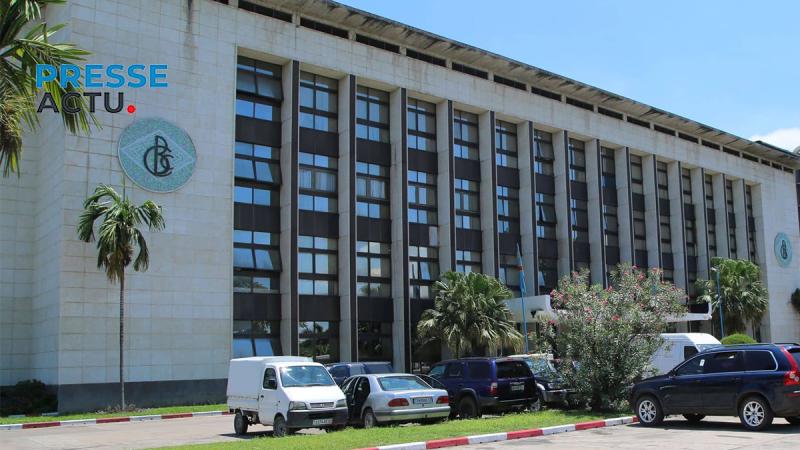 Siège de la Banque Centrale du Congo (BCC), situé à Kinshasa, dans la commune de la Gombe.