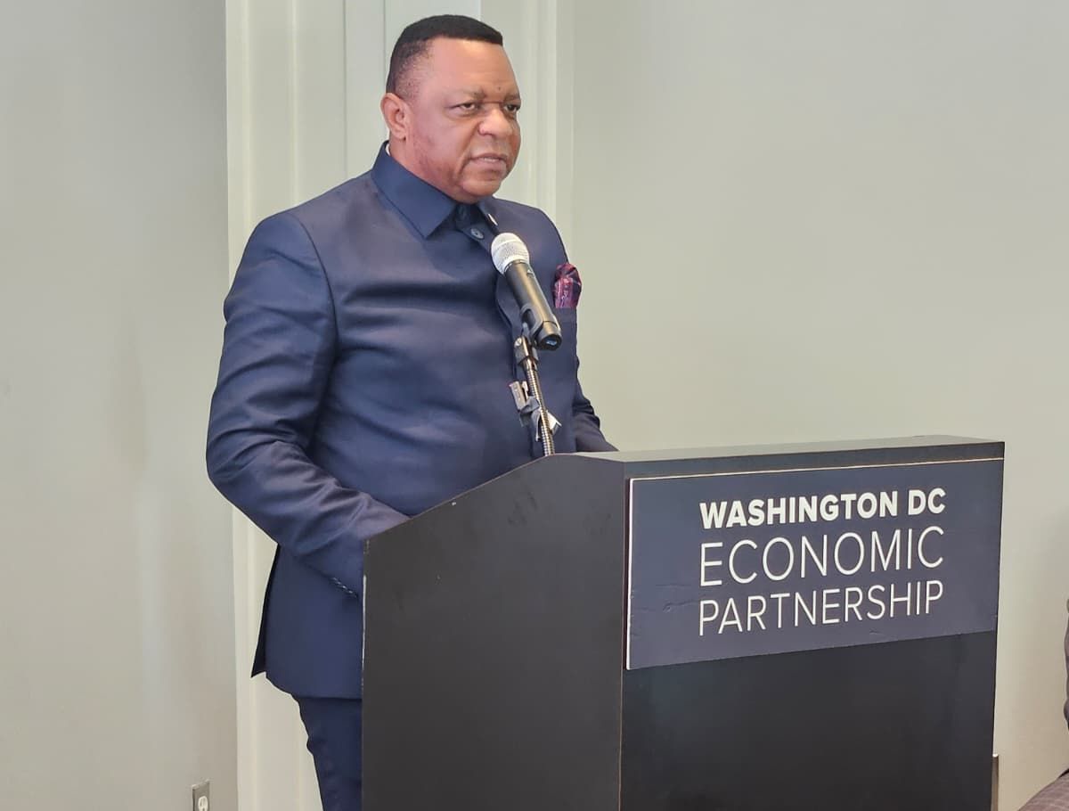 Ntumba BATUKONKE Hervé-Claude, Directeur général du Fonds de Promotion de  l'Industrie. Crédit photo, cellule de communication et presse du FPI.