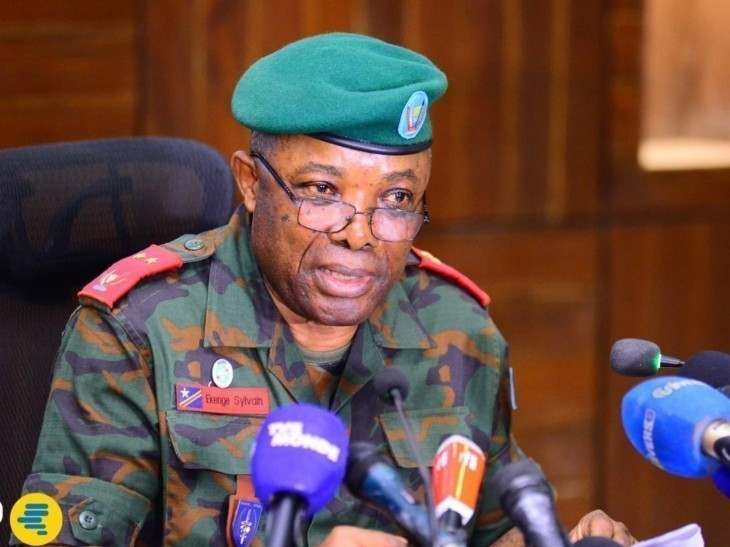 Le général-major Sylvain Ekenge, porte-parole des FARDC.  Photo d'illustration.