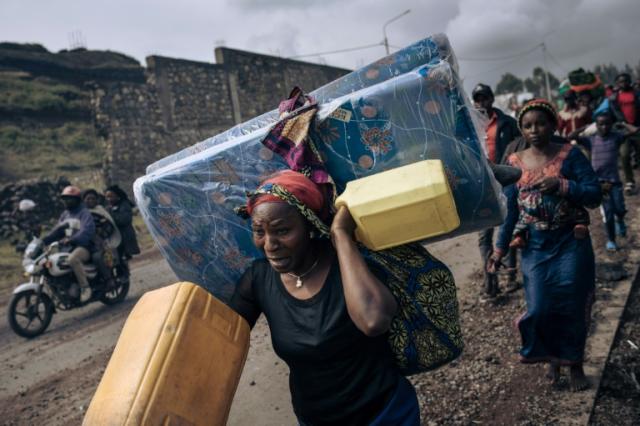 Les déplacés de guerre dans l'Est de la République démocratique du Congo (RDC).