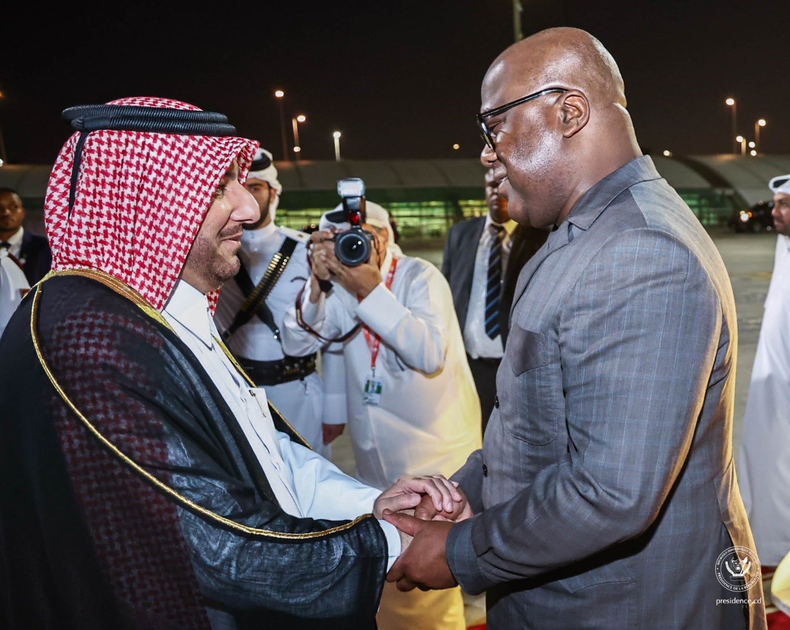 Arrivée de Félix Tshisekedi, président de la République démocratique du Congo RDC au Qatar, dimanche 02 novembre 2025.