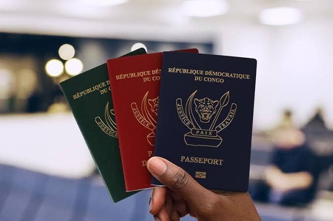 Nouveau Passeport biométrique ordinaire de la République démocratique du Congo (RDC)..