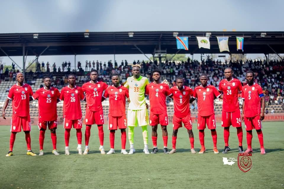 Les joueurs de l'AS Simba de Kolwezi.