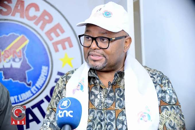 Aimé Boji Sangara, condidat unique à l'élection présidentielle de l'Assemblée nationale de la plateforme politique présidentielle, Union sacrée de la nation USN