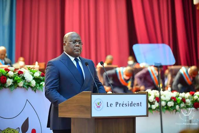 Le président de la RDC, Félix Antoine Tshisekedi — crédit photo : tiers