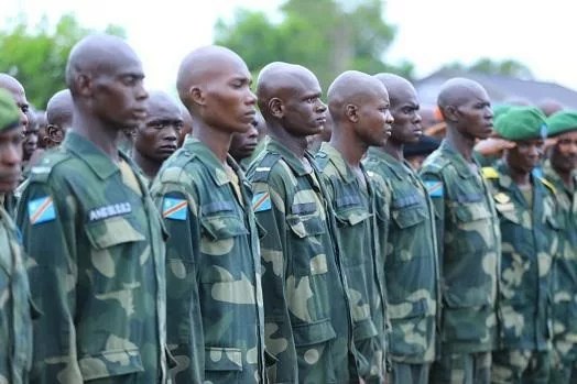( Photo d'illustration) Les nouvelles recrues des FARDC.