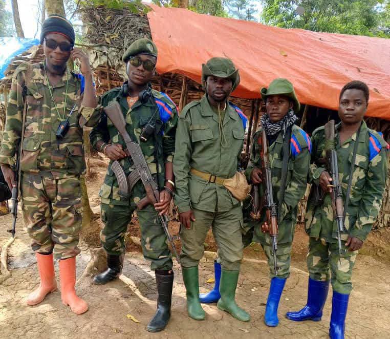 Photo d'illustration des éléments du groupe d'autodéfense Wazalendo.