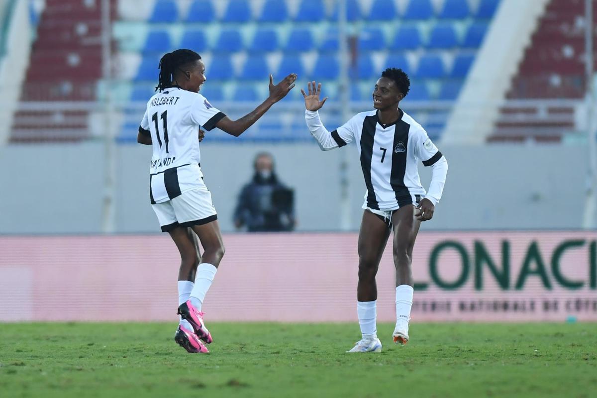 Les joueuses du TP Mazembe féminin.