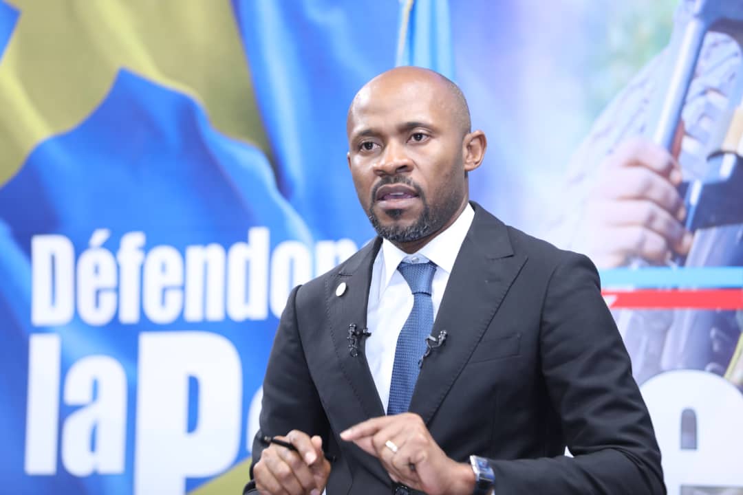 Patrick Muyaya, porte-parole du gouvernement et ministre de la communication et médias de la RDC.