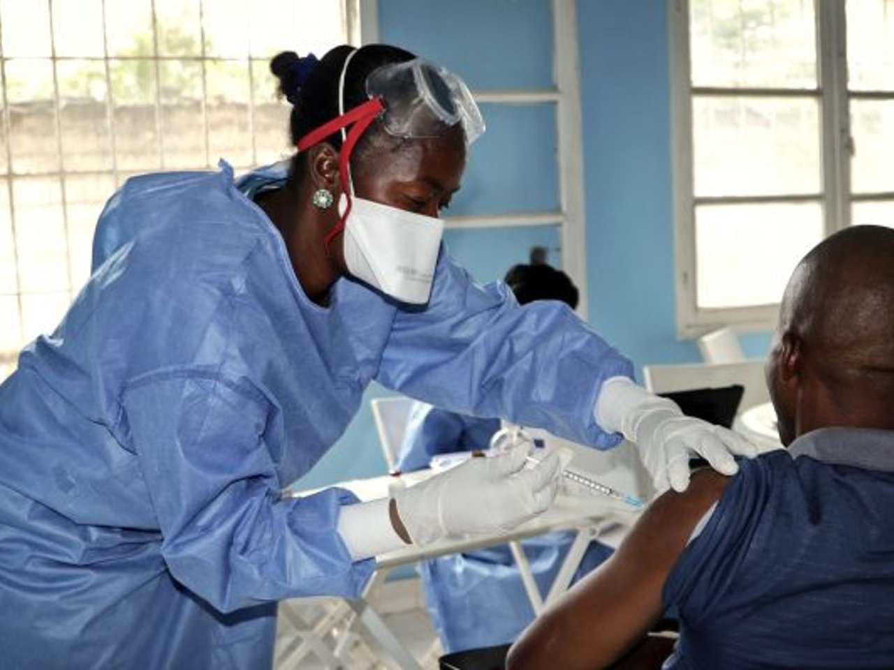 Photo d'illustration, d'un patient souffrant d'Ebola.