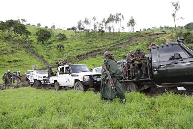La coalition FARDC et Casques bleus Monusco.