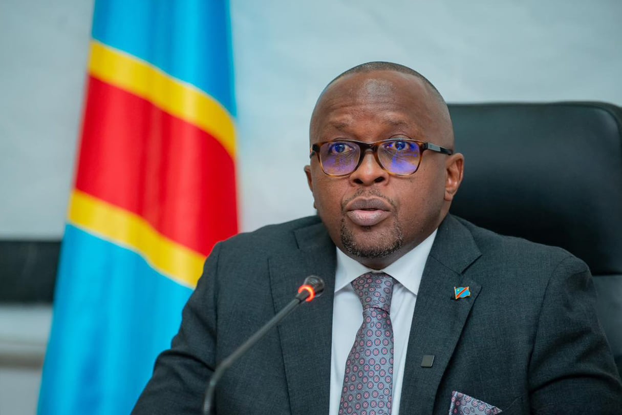 Jacquemain Shabani, vice-premier ministre de l'intérieur sécurité et affaires coutumières de la République démocratique du Congo (RDC ).