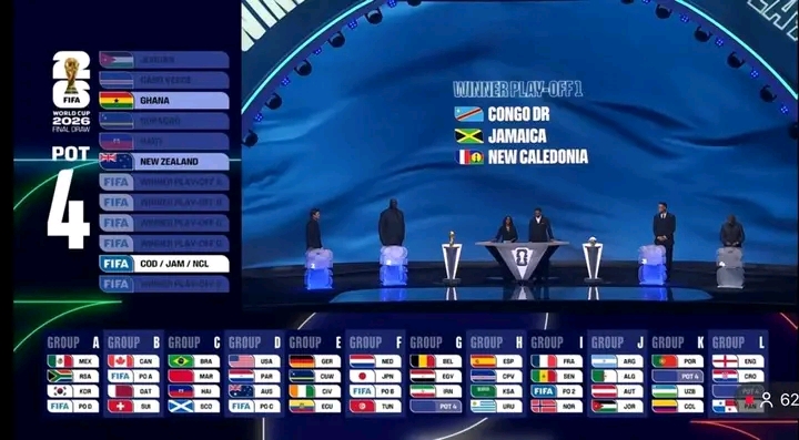 Lors de la cérémonie du tirage au sort du mondial 2026, tenue à Washington aux États-Unis d'Amérique, vendredi 05 décembre 2025.