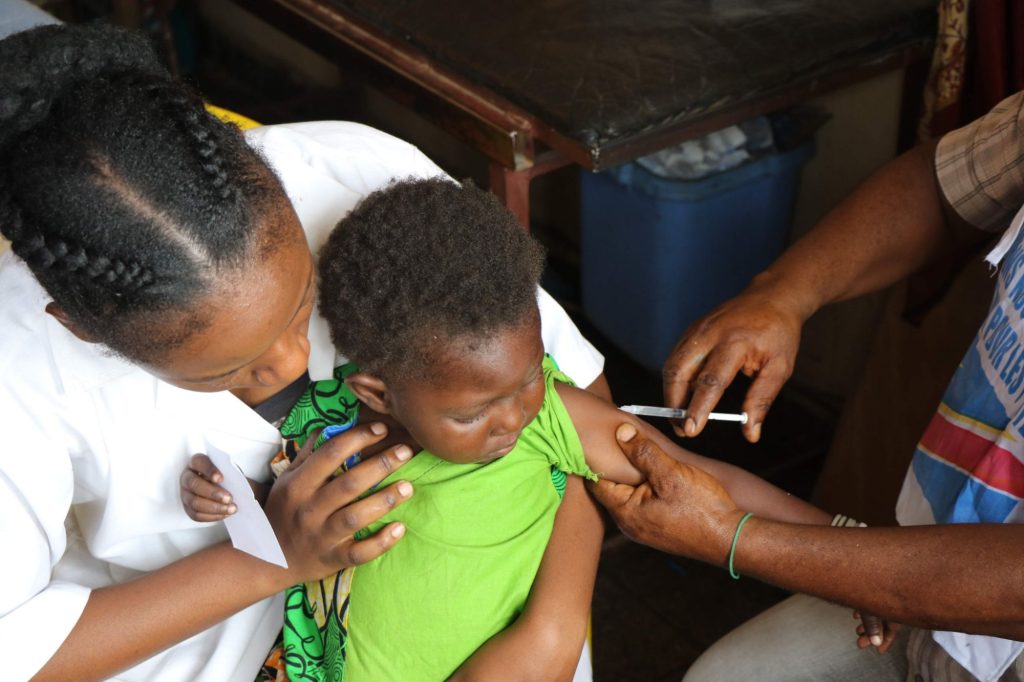 Nord-Kivu :  environ 7 000 enfants vaccinés contre la rougeole à Ngungu
