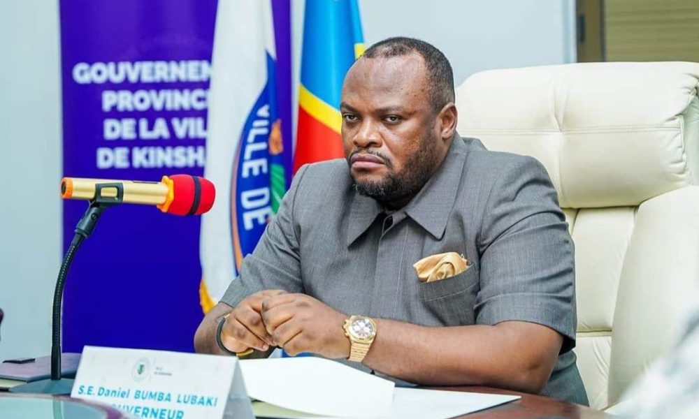 Daniel Bumba, gouverneur de la ville de Kinshasa.