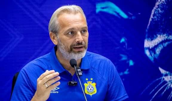 Sébastien Desarbre, sélectionneur national de l'équipe Léopards de la RDC.