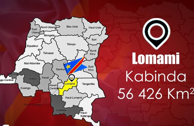 Carte géologique de la RDC.