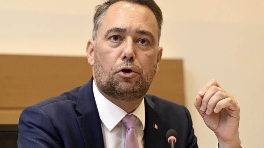 Le vice-Premier ministre belge et ministre des Affaires étrangères, de l’Europe et de la Coopération, Maxime Prévot.