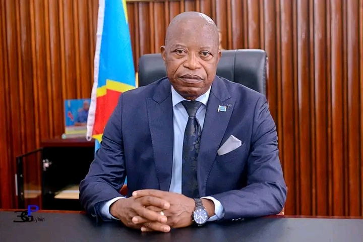 André Mbata, secrétaire général de la plateforme politique présidentielle Union sacrée de la nation ( USN).