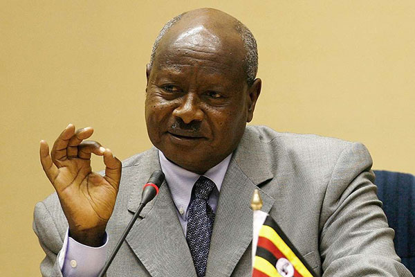 Yoweri Kaguta Museveni, président Ougandais.