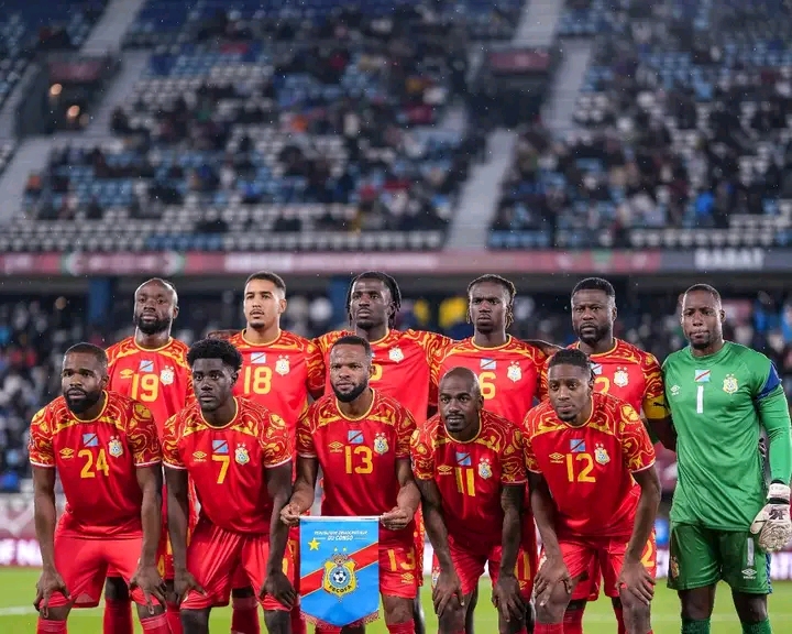 Léopards de la RDC, lors de la troisième et dernière journée du groupe D, de la CAN Maroc 2025, face au Botswana. Crédit photo CelluleCom FECOFA.