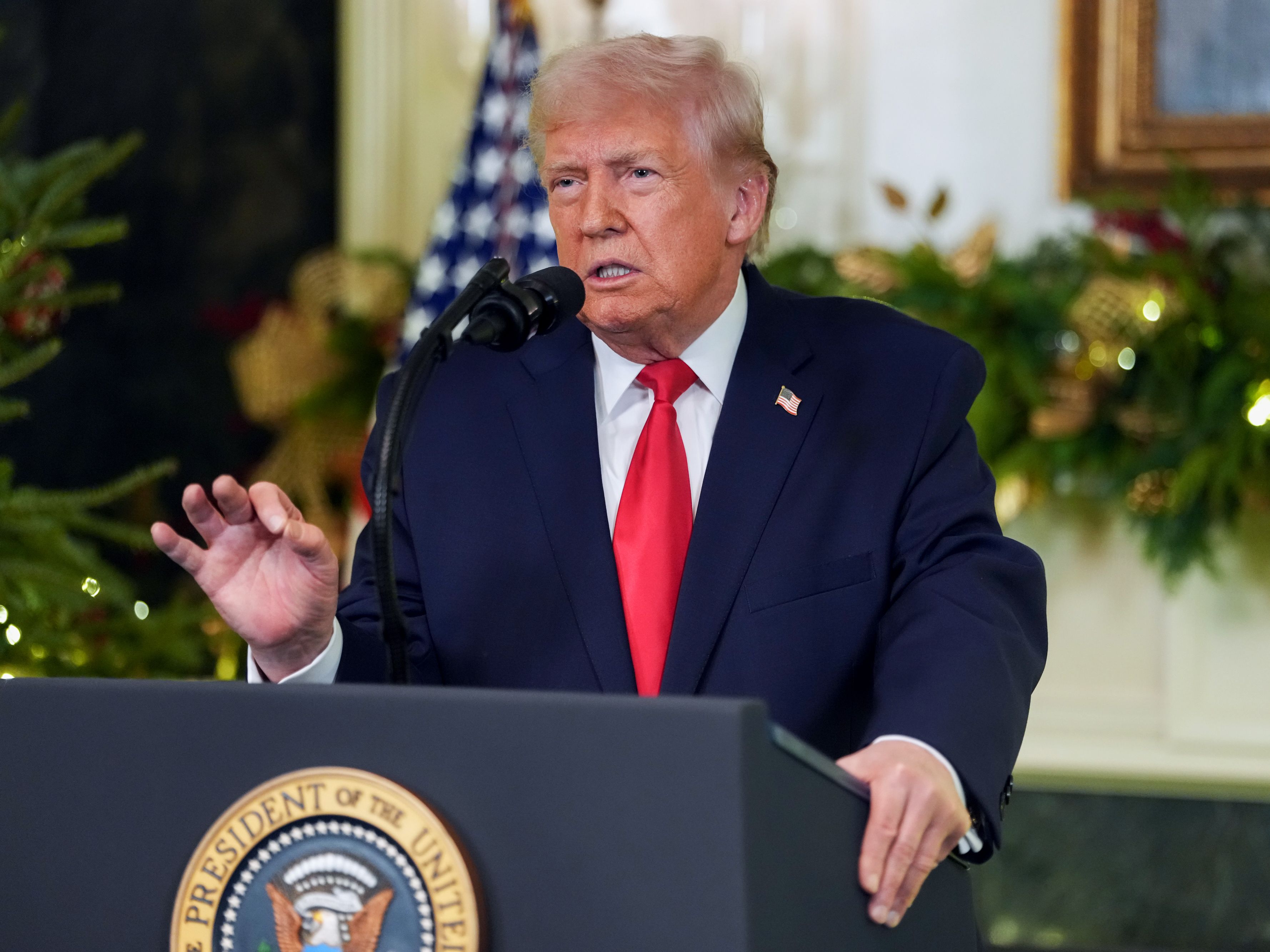 Donald Trump, président des États-Unis d'Amérique.