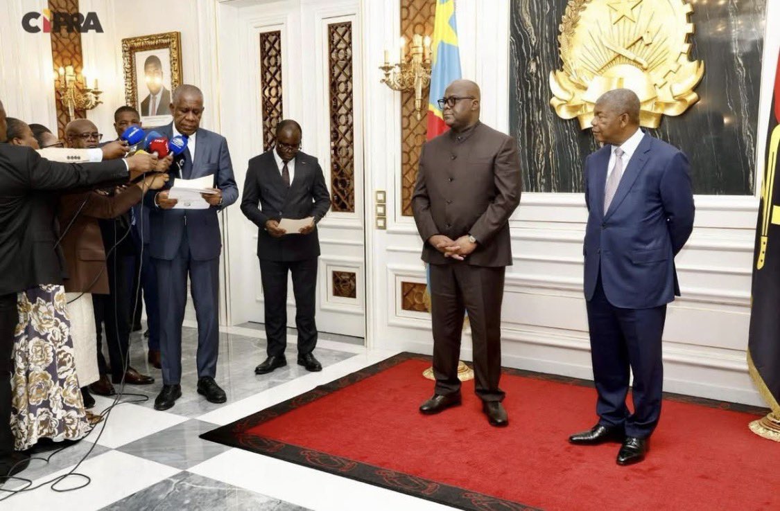 RDC–Angola : João Lourenço appelle les parties en conflit à un cessez-le-feu immédiat à l’Est