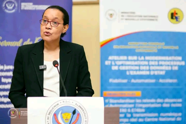 Examen d’État en RDC :  Raïssa Malu insiste sur l’intégrité et la rapidité du traitement des données