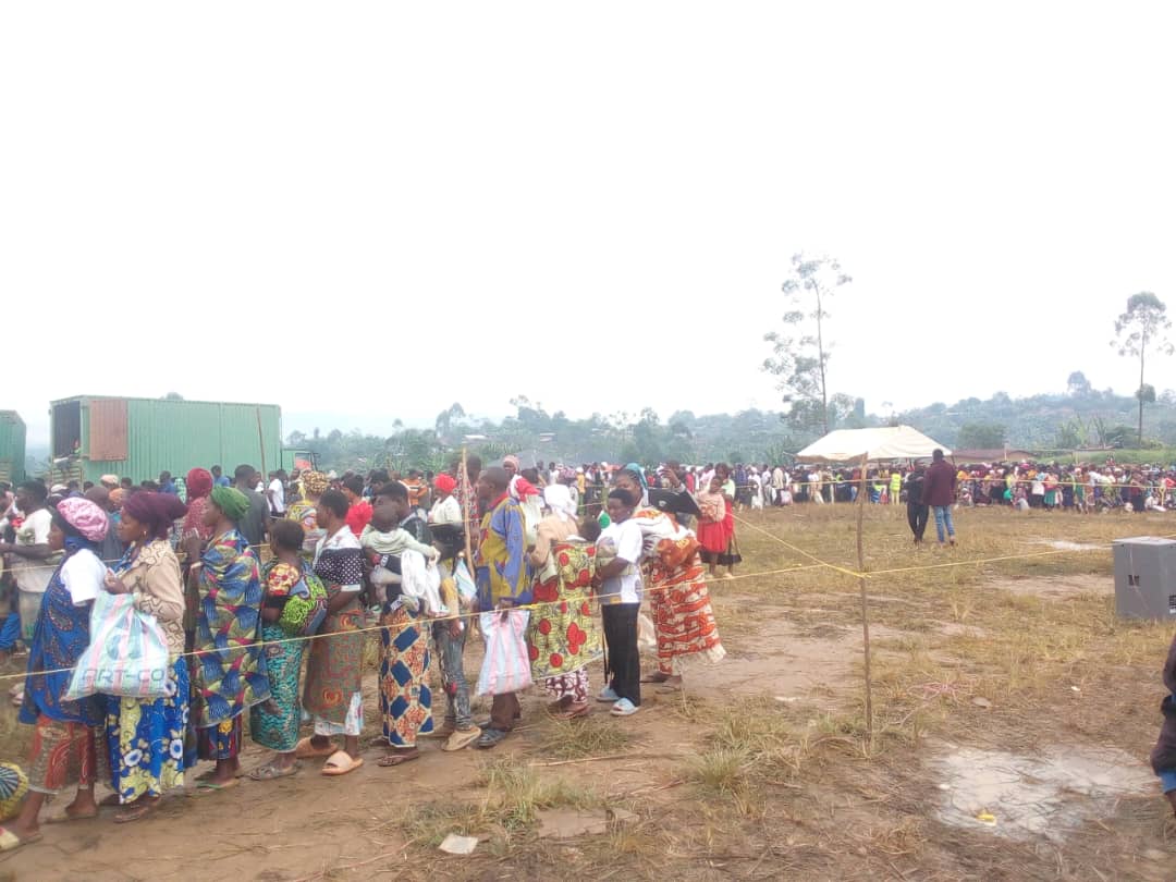Lubero : une bouffée d’oxygène pour plus de 28 000 déplacés à Njiapanda après les exactions des ADF