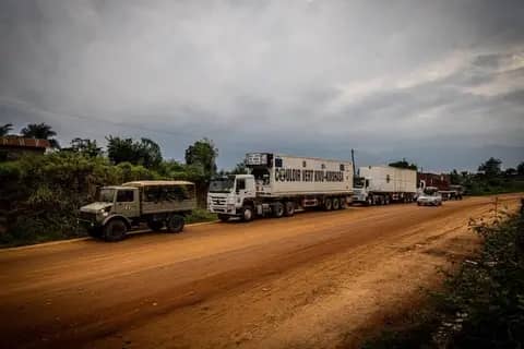 RDC : lancement du premier convoi du Couloir Vert Kivu-Kinshasa