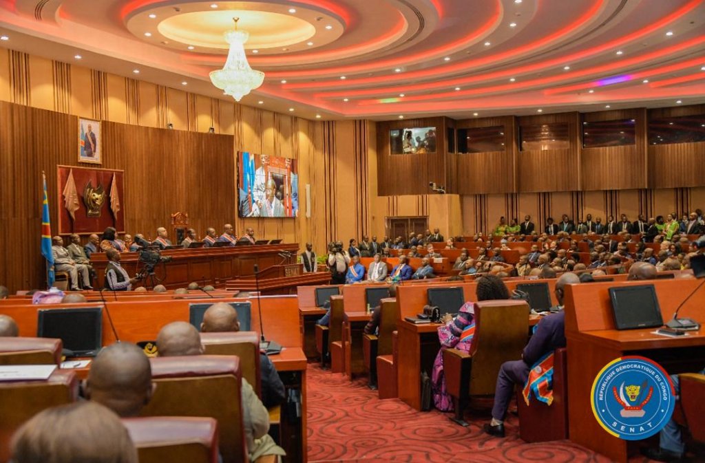 Siège du Sénat de la République démocratique du Congo (RDC).