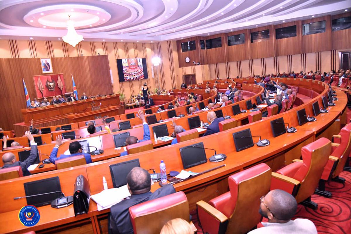 Vue d'ensemble du sénat de la République démocratique du Congo (RDC), lors d'une séance plénière. ( Photo d'illustration).
