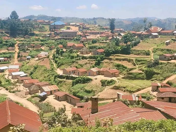 Vue d'ensemble d'un paysage.