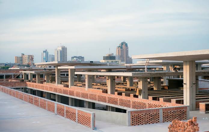 Le nouveau marché central de Kinshasa « Zando ».