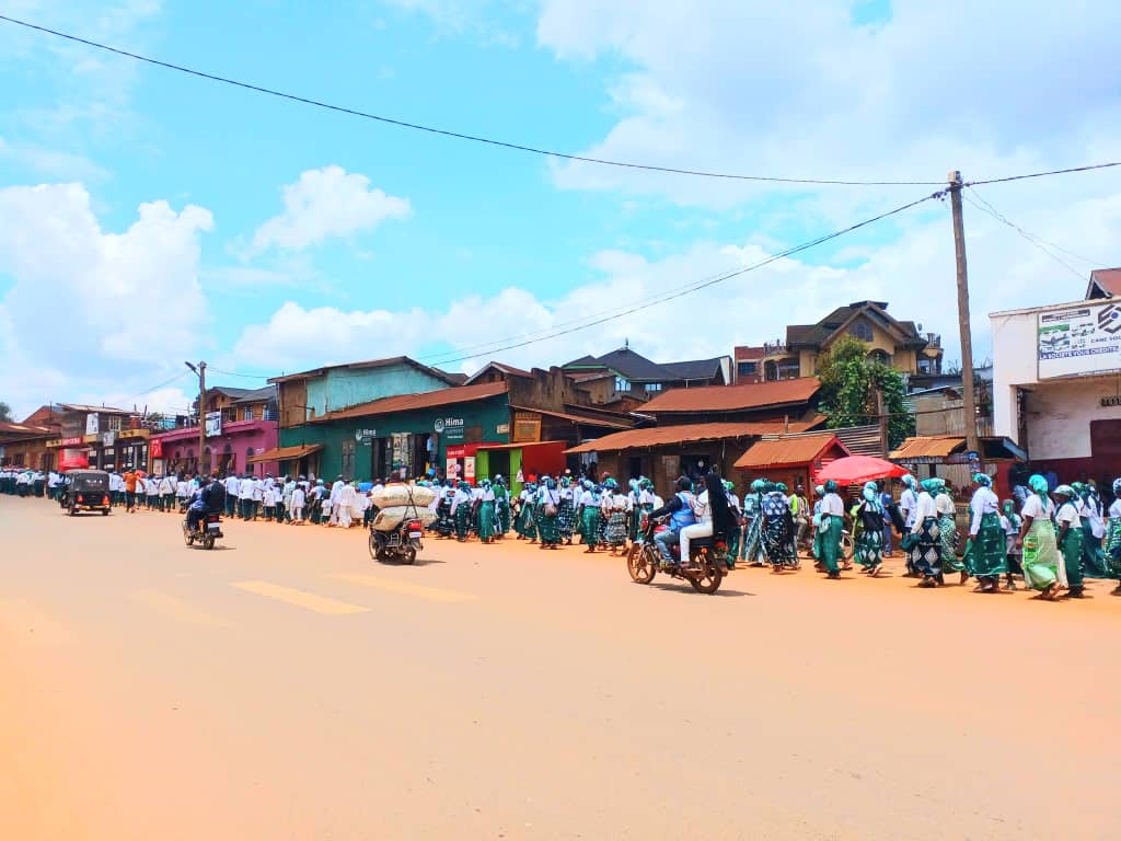 Photo d'illustration. Les fidèles de l'église kimbanguiste.