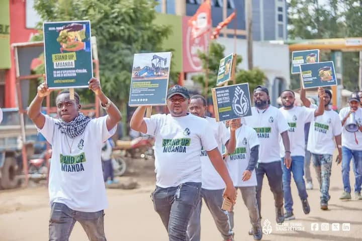 Beni : Les activistes climatiques dénoncent l’exploitation pétrolière de PERENCO à Muanda