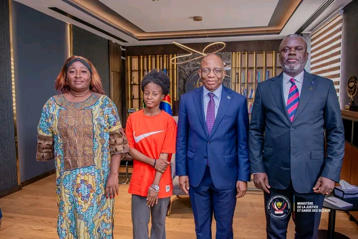 Photo d'illustration. Lors de la rencontre entre le ministre de la Justice Guillaume Ngefa, avec ses hôtes, mercredi 15 avril 2026, à Kinshasa.