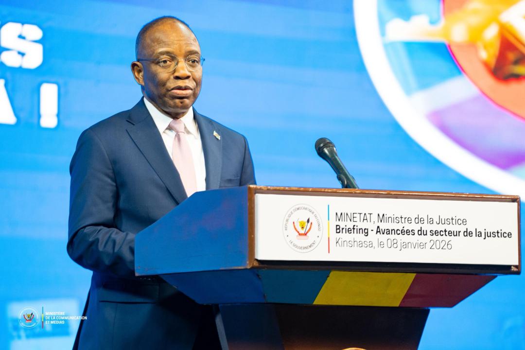 Guillaume Ngefa, ministre d'État, ministre de la justice de la République démocratique du Congo (RDC).