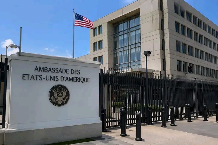 Photo d'illustration. Siège de l'ambassade des États-Unis.