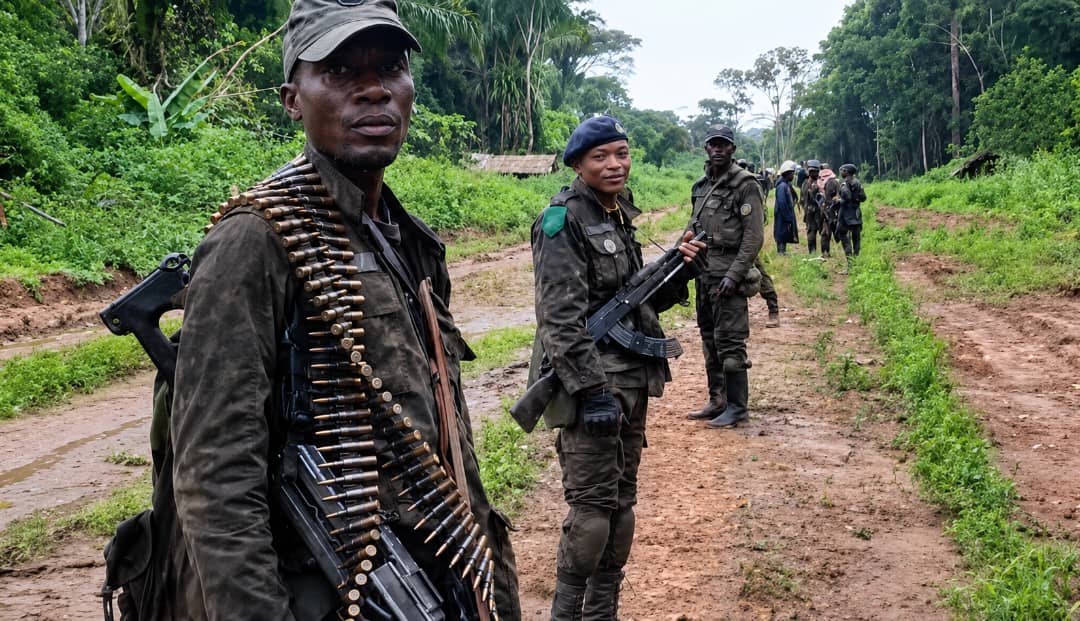 Légende: les FARDC en ituri, l'une des provinces à l'Est de la RDC — Presse actu et tiers