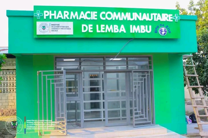 Une des dix pharmacies modernes, qui seront bientôt inaugurées par le gouvernement provincial de Kinshasa.