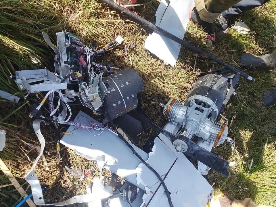 Images des drones rwandais neutralisés par l'armée congolaise.
