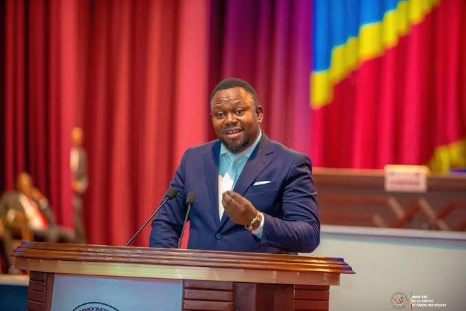Samuel Mbemba, ministre des Droits humains de la RDC.