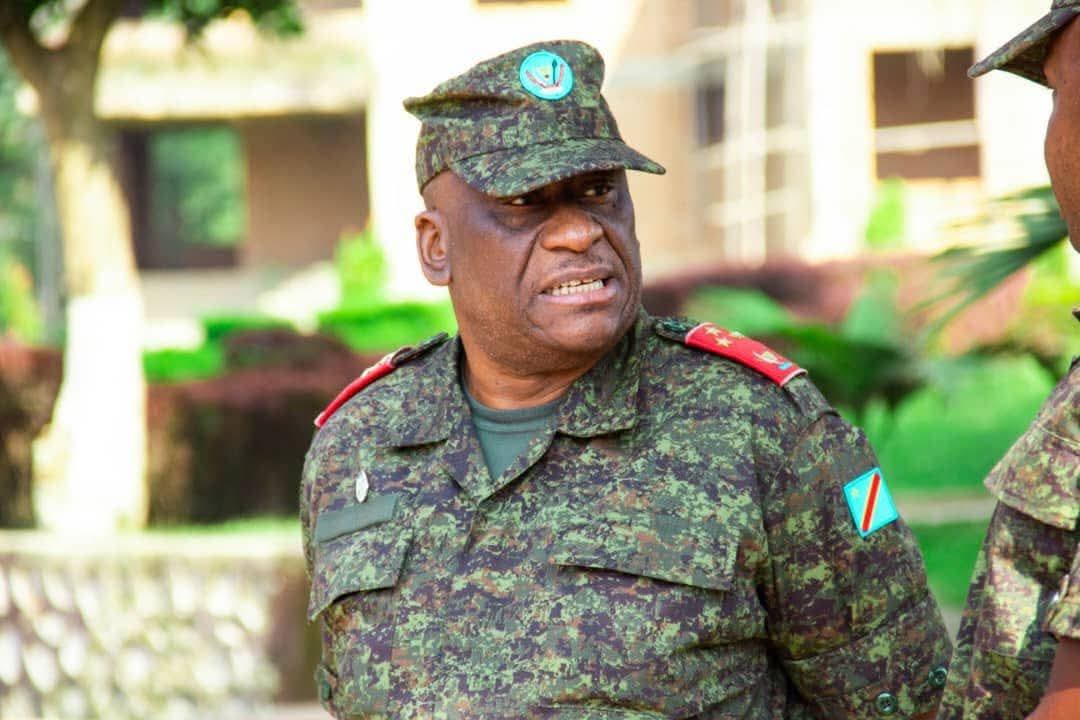 Johnny Luboya Nkashama, gouverneur militaire, de la province de l'Ituri, au nord-est de la République démocratique du Congo RDC.