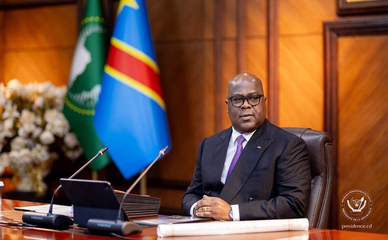 Félix Tshisekedi, président de la République démocratique du Congo (RDC), lors de la 90e réunion du Conseil des ministres, tenue vendredi 22 mai 2026.