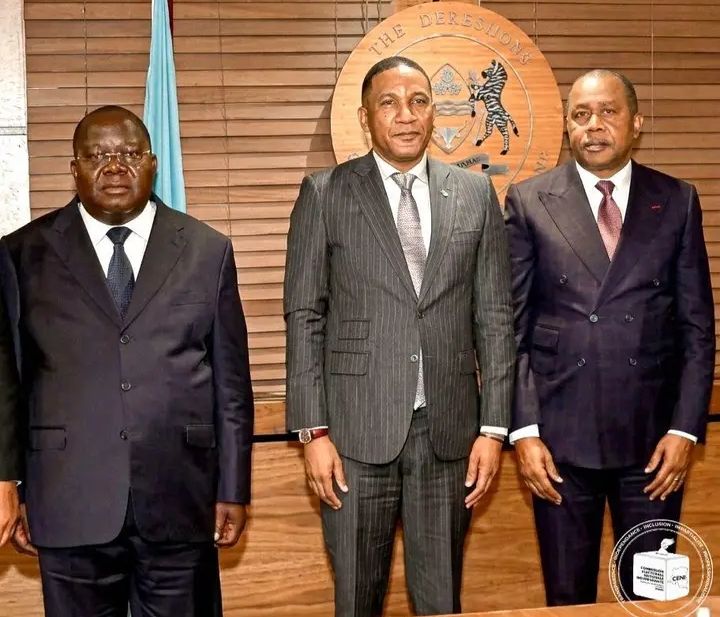 À l’issue d’une rencontre de haut niveau avec le président de la République du Botswana, Maître Duma Gideon Boko, et Denis Kadima, président de la CENI/RDC