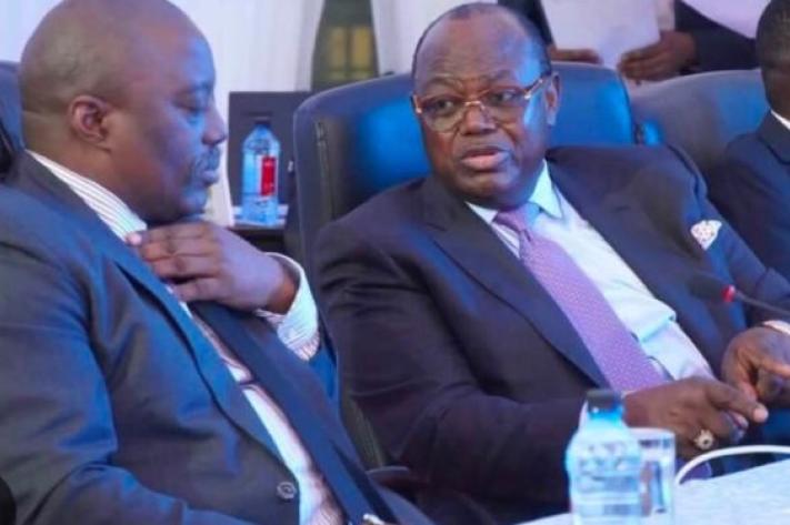 Joseph Kabila et José Makila